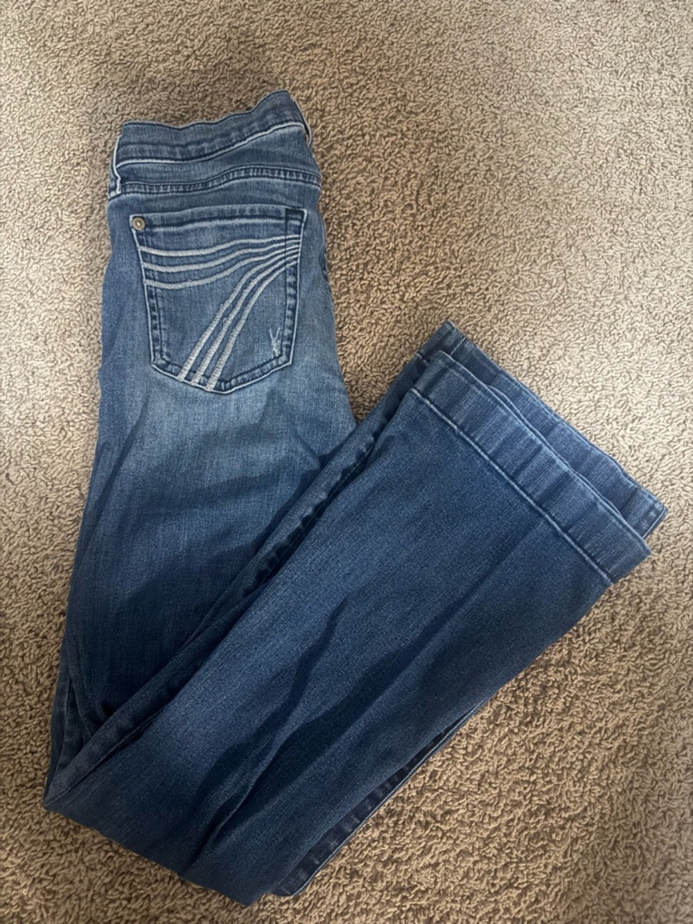 7 For All Mankind Women's Medium Blue Bootcut Jeans